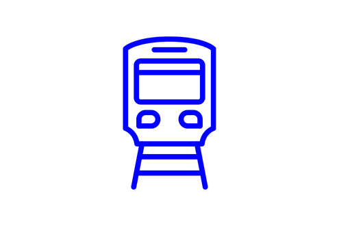 Light rail stops